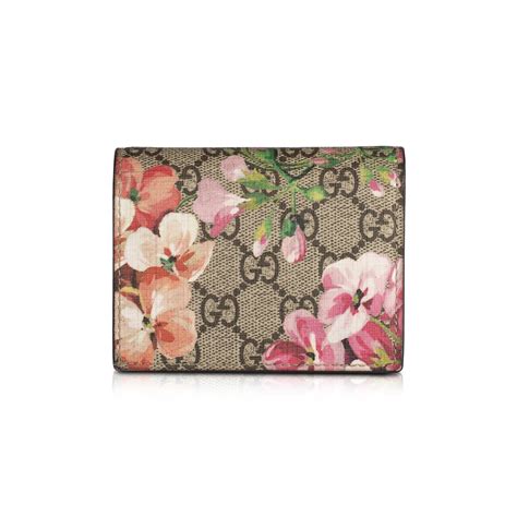 gucci blooms leather cardholder|Gucci.